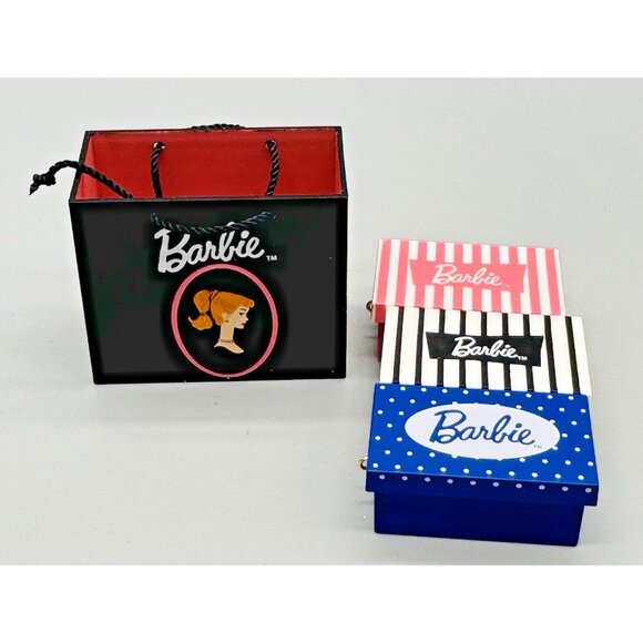 Hallmark Keepsake Barbie Celebration Shoes Silken Flame Holiday Ornament Lot 4 - Picture 16 of 16